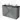 Modulo Plato Vanity units for countertop basin | 120 cm Mid grey Slat front Matte black worktop 4 high drawers BMK14-00057
