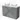 Modulo Plato Vanity units for countertop basin | 120 cm Mid grey Slat front High-gloss white worktop 4 high drawers BMK14-00059