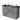 Modulo Plato Vanity units for countertop basin | 120 cm Mid grey Slat front High-gloss black worktop 4 high drawers BMK14-00062