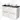 Modulo Plato Vanity units for countertop basin | 120 cm High-gloss white Flat front High-gloss black worktop 4 high drawers BMK14-00090