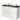 Modulo Plato Vanity units for countertop basin | 120 cm High-gloss white Handle-less front Matte black worktop 4 high drawers BMK14-00113