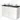 Modulo Plato Vanity units for countertop basin | 120 cm Matte white Handle-less front Matte black worktop 4 high drawers BMK14-00155