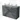 Modulo Plato Vanity units for countertop basin | 120 cm Dark grey Flat front Light grey concrete worktop 4 high drawers BMK14-00181