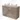 Modulo Plato Vanity units for countertop basin | 120 cm Mid brown oak Flat front Light grey oak worktop 4 high drawers BMK14-00344