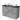 Modulo Plato Vanity units for countertop basin | 120 cm Light grey concrete Flat front Matte black worktop 4 high drawers BMK14-00421