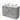 Modulo Plato Vanity units for countertop basin | 120 cm Light grey concrete Flat front High-gloss white worktop 4 high drawers BMK14-00423