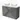 Modulo Plato Vanity units for countertop basin | 120 cm Dark grey concrete Flat front Matte white worktop 4 high drawers BMK14-00438