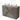 Badkamermeubel houtlook met dubbele wastafel, modern design, voorzien van drie ruime lades met metalen handgrepen.
