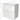 Wit badkamermeubel met 2 lades, glanzend afwerking, ingebouwde wastafel, perfect voor moderne badkamerinrichting.