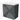 Donkergrijze badkamerkast met twee softclose lades, wit keramisch wastafelblad en strak modern design.