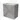 Grey bathroom unit with concrete look, two drawers and metal handles, compact design made of high-quality materials.