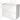 Wit badkamermeubel met twee softclose-lades, modern design, geschikt voor wastafel met kraangat, strak en functioneel.