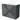 Dark grey Bathroom cabinet with two drawers and a white ceramic basin, sleek design for modern bathrooms.