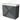 Dark grey Bathroom unit with two drawers and white ceramic vanity units with basin, sleek modern design.
