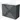 Black bathroom cabinet with two drawers and white basin, modern design, suitable for stylish bathroom interiors.