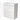 White bathroom unit with two drawers, modern design, glossy finish, ideal for stylish and space-saving bathroom storage.
