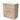 Wooden bathroom unit with two drawers, natural oak colour, built-in vanity units with basin, modern design for practical bathroom storage.