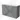 Grey double basin set with four drawers, modern design, ideal for stylish bathroom storage.