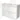 Wit glanzend badkamermeubel met dubbele wastafel, strak design en greeploze lades voor moderne badkamerinrichting.