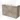 Houten badkamermeubel met dubbele wasbak, vier lades en chromen handgrepen, modern design in lichte eikenlook.