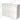 Witte badkamermeubelset met dubbele wastafel, strak design en ruime lades, ideaal voor moderne badkamers.