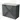 Dark grey vanity unit with three drawers and a light grey concrete sink, ideal for a modern bathroom style.