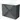 Dark grey vanity base unit with three drawers and white ceramic basin, modern bathroom unit made of durable materials.