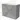 Grey vanity unit with concrete look, three drawers and integrated white sink; stylish storage for the modern bathroom.