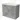 Grey bathroom cabinet with ceramic basin, three drawers and sleek design, ideal for modern bathroom storage.