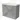 Grey bathroom cabinet with three drawers, modern design, featuring a white basin; perfect for elegant bathroom storage.