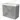 Grey bathroom cabinet with basin, modern concrete-look design, three drawers and sleek handles.