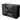 Black bathroom furniture set with marble basin, three drawers and sleek handles, ideal for modern bathrooms.