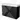 Black bathroom unit with three drawers and a white basin worktop, sleek design, ideal for modern bathroom design.
