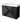 Black bathroom furniture set with white basin, sleek design, three drawers and glossy finish, perfect for modern bathrooms.