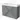 Grey vanity set with three drawers, matte finish and white basin, ideal for a modern bathroom design.