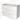 White bathroom furniture set with 3 drawers, sleek design and a light grey marble basin worktop, ideal for modern bathrooms.