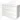 White bathroom furniture set with three drawers, sleek design and integrated basin, ideal for modern bathrooms.