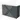 Dark grey bathroom cabinet with three drawers, modern finish, ceramic basin and clean lines, ideal for bathroom storage.