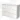 Witte badkamermeubel met drie softclose-lades, strak en modern design, perfect voor georganiseerde badkamers.