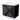 Black bathroom furniture set with two soft-close drawers, white ceramic worktop and sleek modern design.