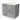 Grey bathroom furniture set with two drawers, modern concrete look and ceramic basin, perfect for a stylish bathroom.