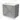 Grey vanity set with two drawers, metal handles and ceramic basin, modern design for stylish bathrooms.