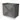 Bathroom unit concrete-look, anthracite grey, with two drawers and recessed basin, sleek design for modern bathrooms.