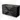 Black bathroom unit with double drawers, elegant marble-look basin worktop, perfect choice for a modern bathroom.