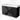 Black bathroom unit with two drawers, modern design and white ceramic vanity units with basin from the Elegance series.