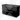 Black glossy bathroom unit with two drawers and a marble-look basin worktop, ideal for a modern bathroom style.