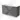 Anthracite-grey vanity unit with 2 drawers, sleek chrome handles and white ceramic worktop, ideal for modern bathrooms.