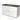 White, double bathroom unit with black marble top and two spacious drawers; sleek design, ideal for modern bathrooms.