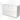 High-gloss white bathroom unit with double drawers and modern look, ideal for a stylish and organised bathroom.