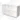 White bathroom unit with two spacious drawers, high-gloss finish and modern design, ideal for stylish bathroom storage.